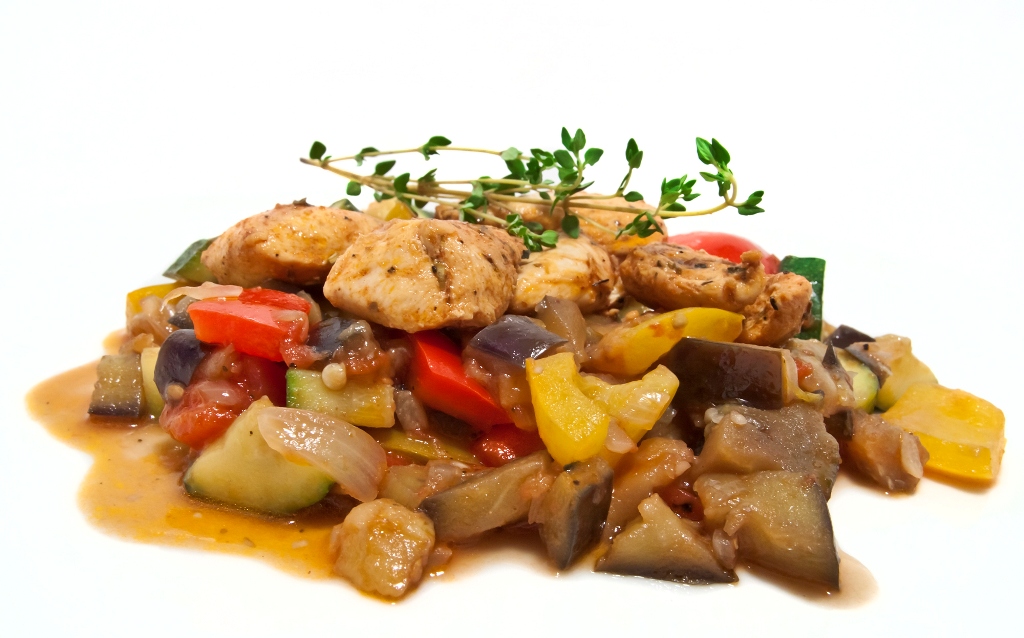 Тушеное мясо с овощами Тушеное мясо с овощами