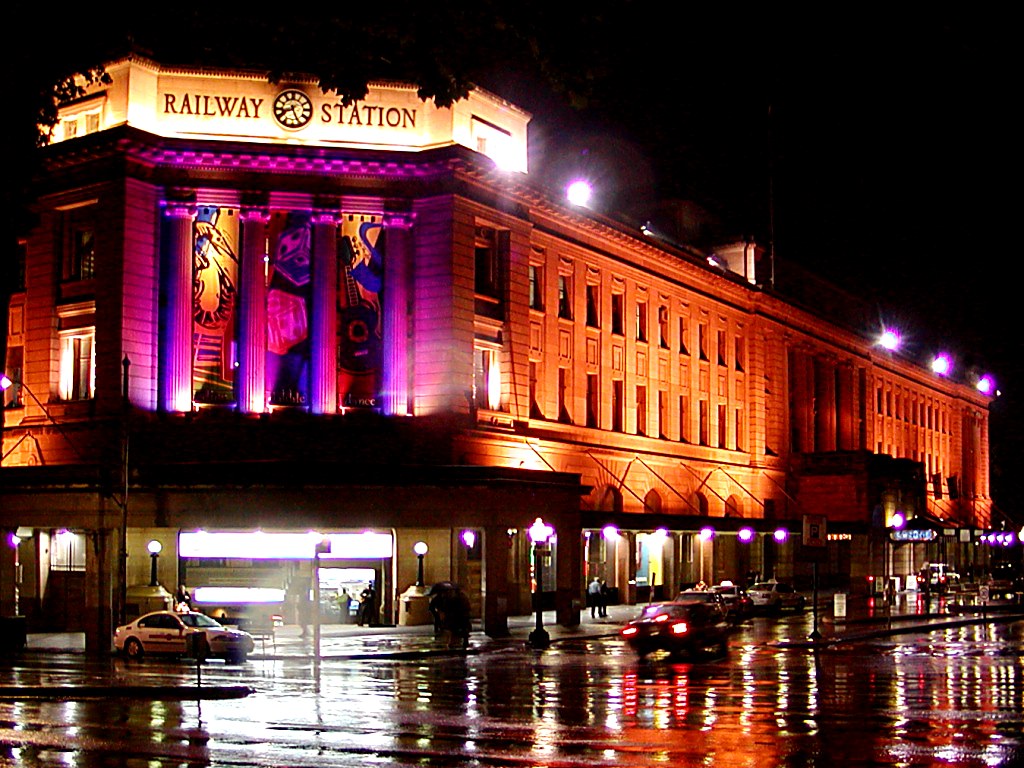 Железнодорожная станция в Аделаиде Железнодорожная станция в Аделаиде