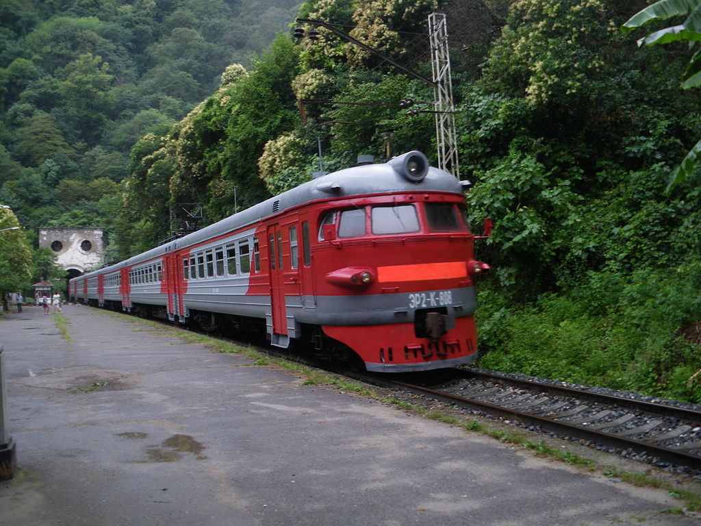 Абхазский пригородный поезд