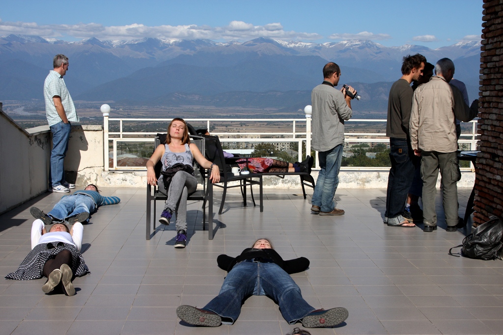 Терраса гостиницы «Алазанская Долина» Терраса гостиницы «Алазанская Долина»