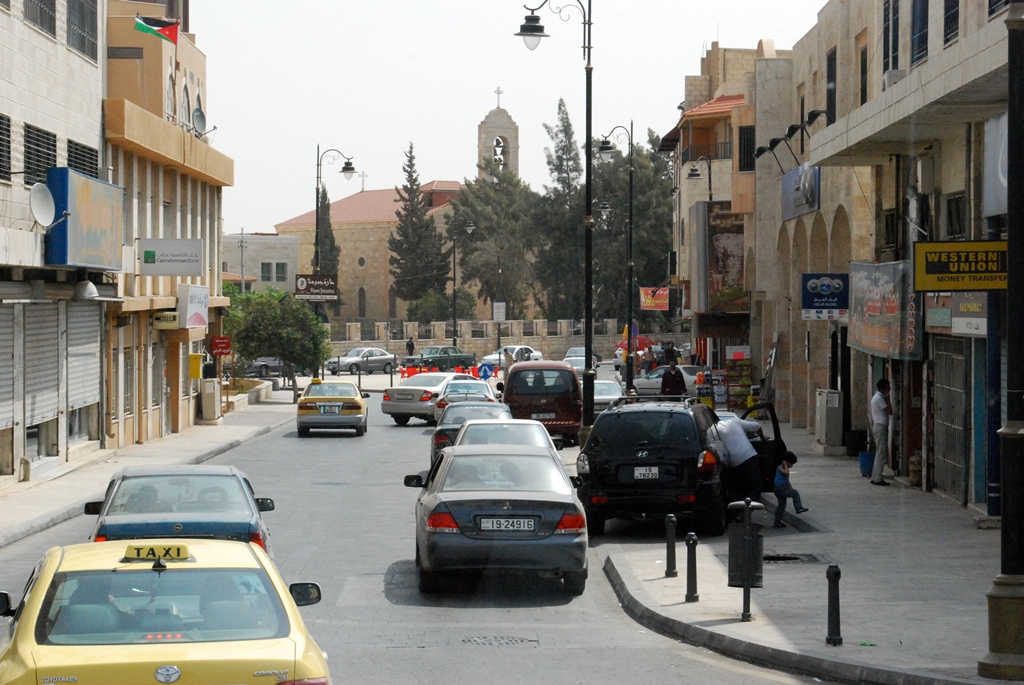 Город Мадаба в Иордании