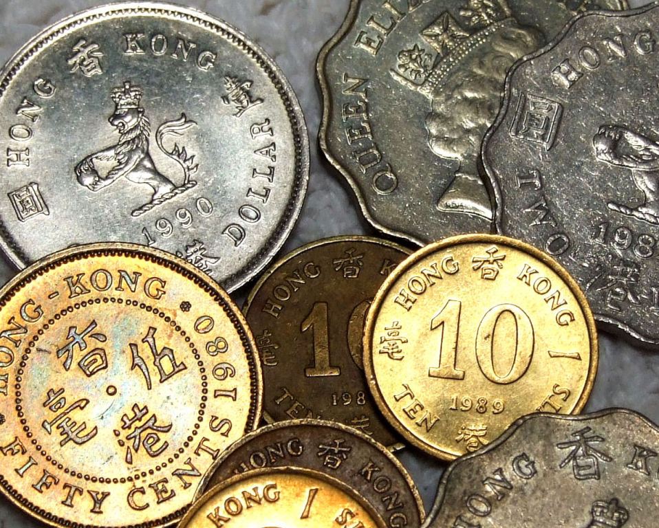 Монеты в Гонконге