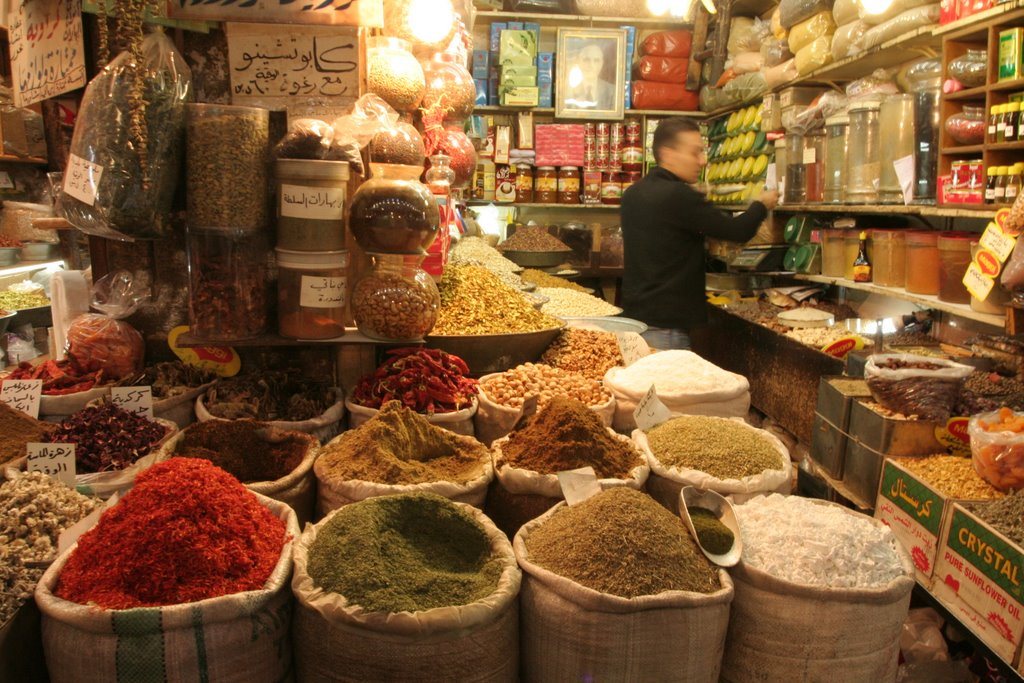 Палатка рынка Takiyya Suleimaniah Souq в Дамаске Палатка рынка Takiyya Suleimaniah Souq в Дамаске