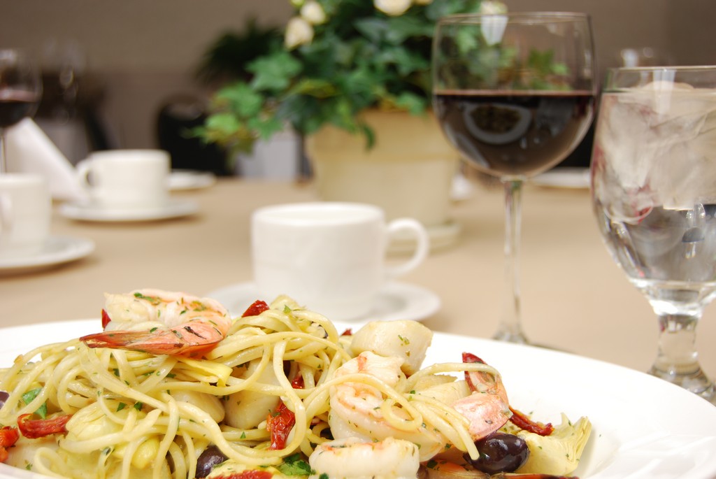 Ригатонни с морепродуктами Ригатонни с морепродуктами