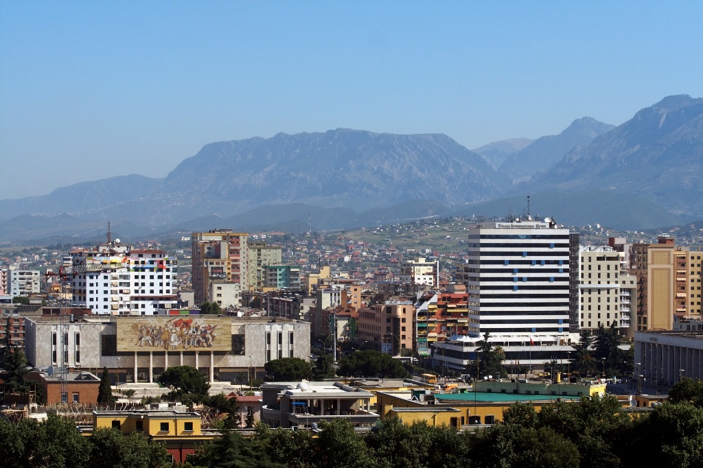 Панорама Тираны Панорама Тираны