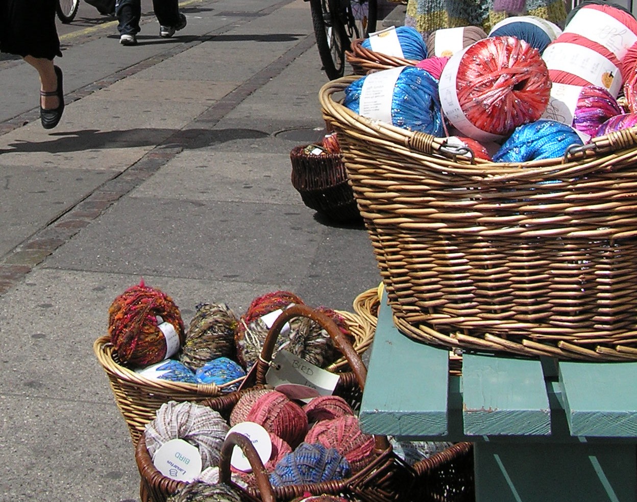 Торговля на улице Копенгагена Торговля на улице Копенгагена