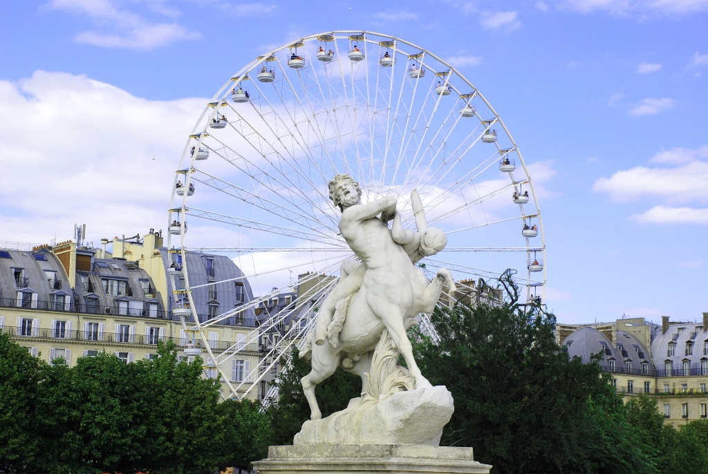 Колесо обозрения в Париже Колесо обозрения в Париже