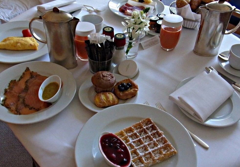 завтрак в отеле