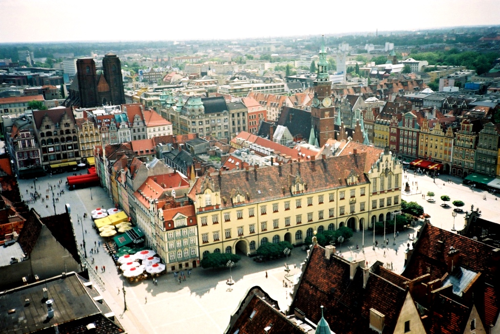 вид с башни церкви Св. Елизаветы вид с башни церкви Св. Елизаветы