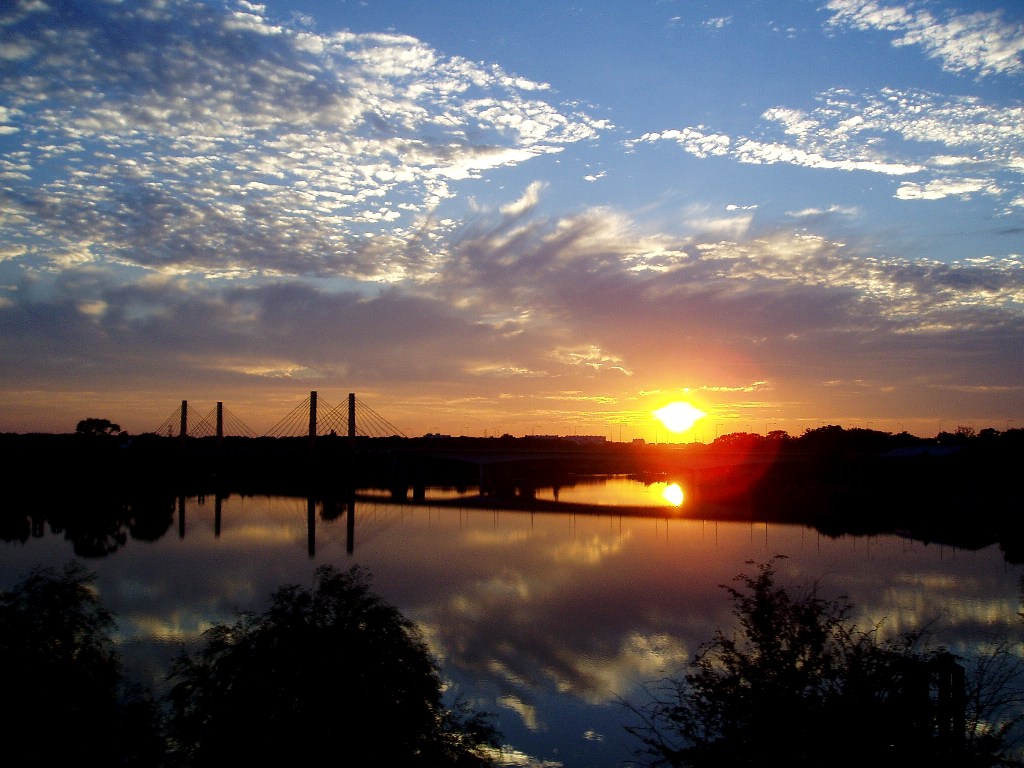закат над Вроцлавом закат над Вроцлавом