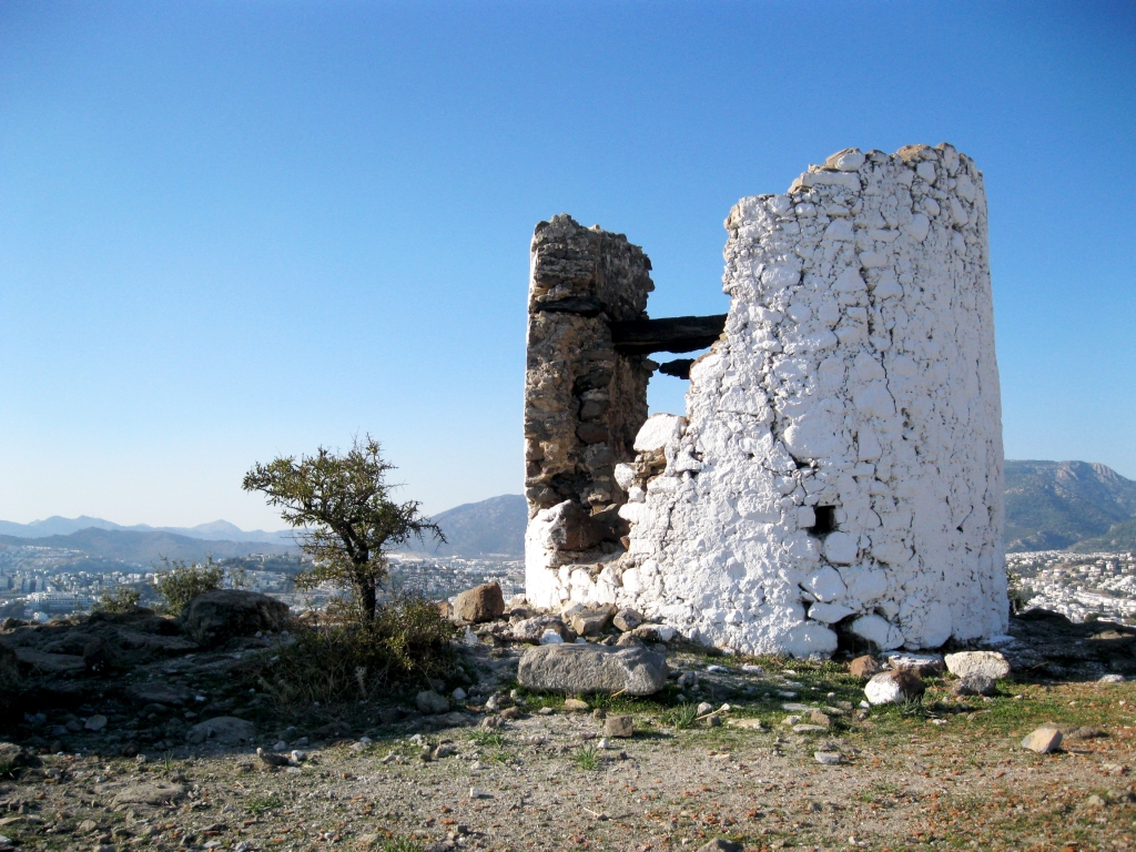 руины старой мельницы