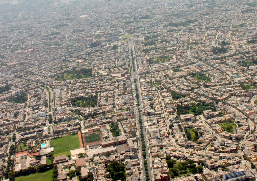 Вид на город Лима