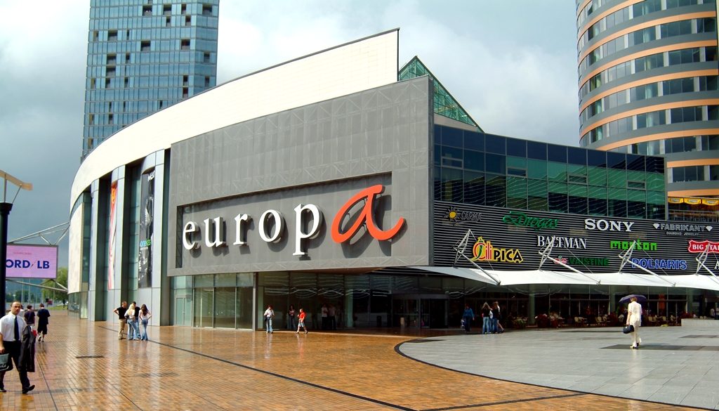 Торговый центр Европа в Вильнюсе