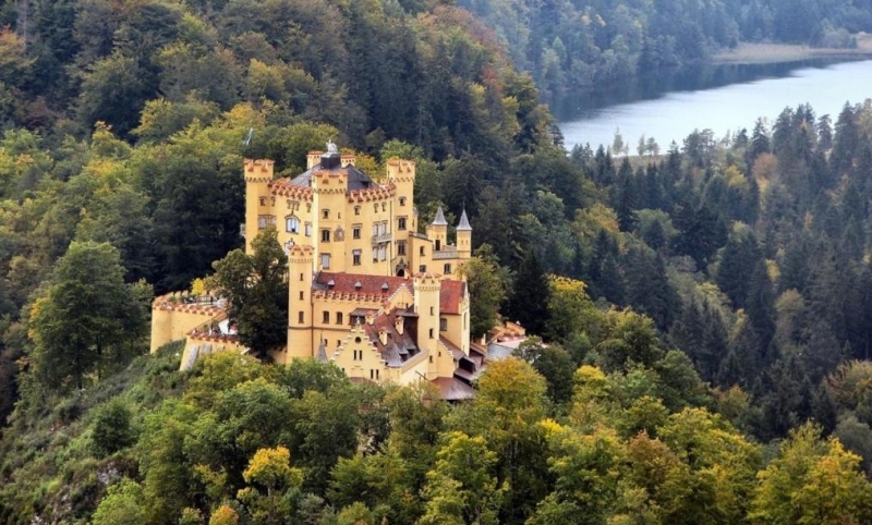 замок Хоэншвангау zamok Hojenshvangau