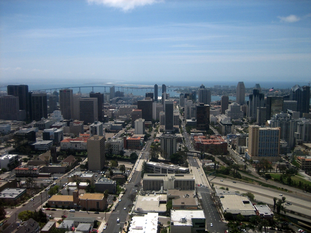 Вид на город Сан-Диего