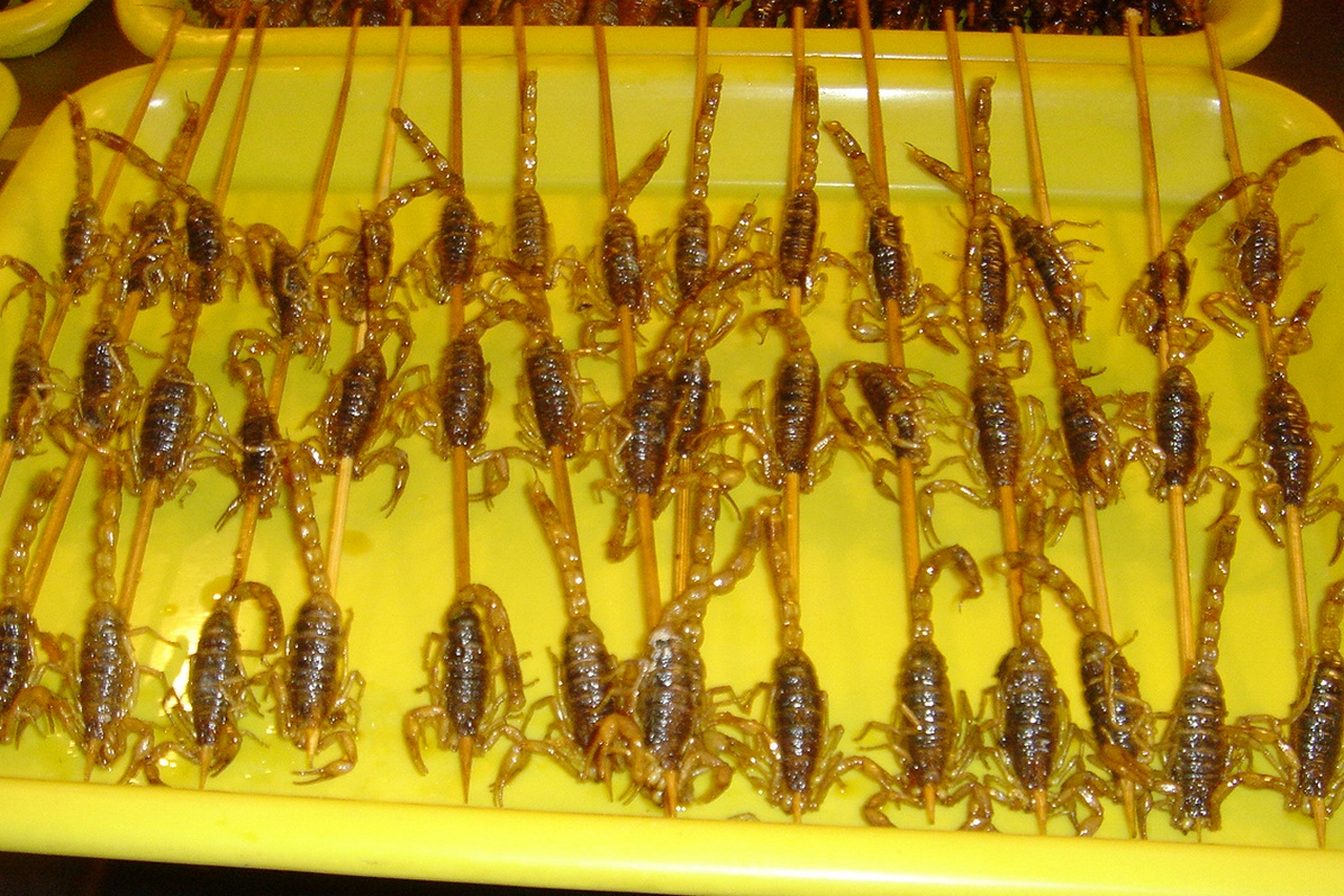 Скорпион во фритюре Скорпион во фритюре